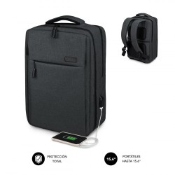 9071-SUBBLIM MOCHILA TRAVELLER AIR PADDING 15.6´´ GREY