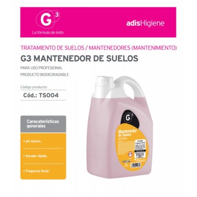 FREGASUELOS AROMATIZADO 5 LITROS G3 TS083