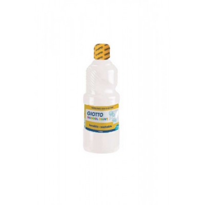 Giotto Tempera Escolar 500 ml Botella Blanco