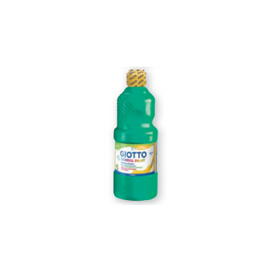 Giotto Tempera Escolar 500 ml Botella Verde