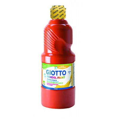 Giotto Tempera Escolar 500 ml Botella Rojo