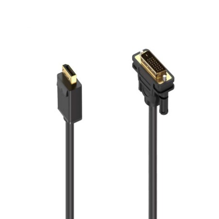 9208-Ewent EC1441 adaptador de cable de video 1,8 m DisplayPort DVI-D Negro