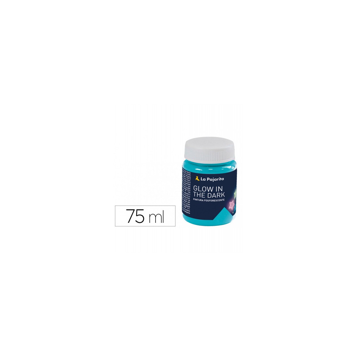 PINTURA FOSFORESCENTE AZUL 75ML LA PAJARITA 152716