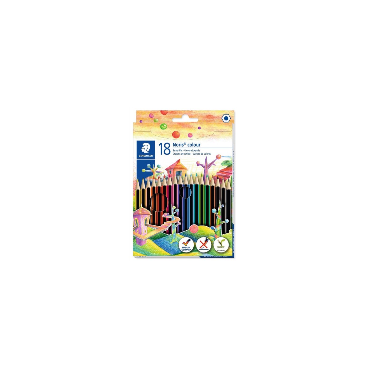 ESTUCHE 18 PZAS NORIS COLOUR 185 SURT STAEDTLER 185 C18