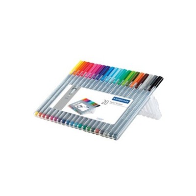 ESTUCHE 20 PZASTRIPLUS FINELINER 334 SURT STAEDTLER 334 SB20