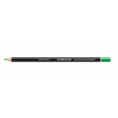 LAPIZ ESPECIAL LUMOCOLOR PERMANENT GLASOCHROM 108 20 VERDE STAEDTLER 108 20 5