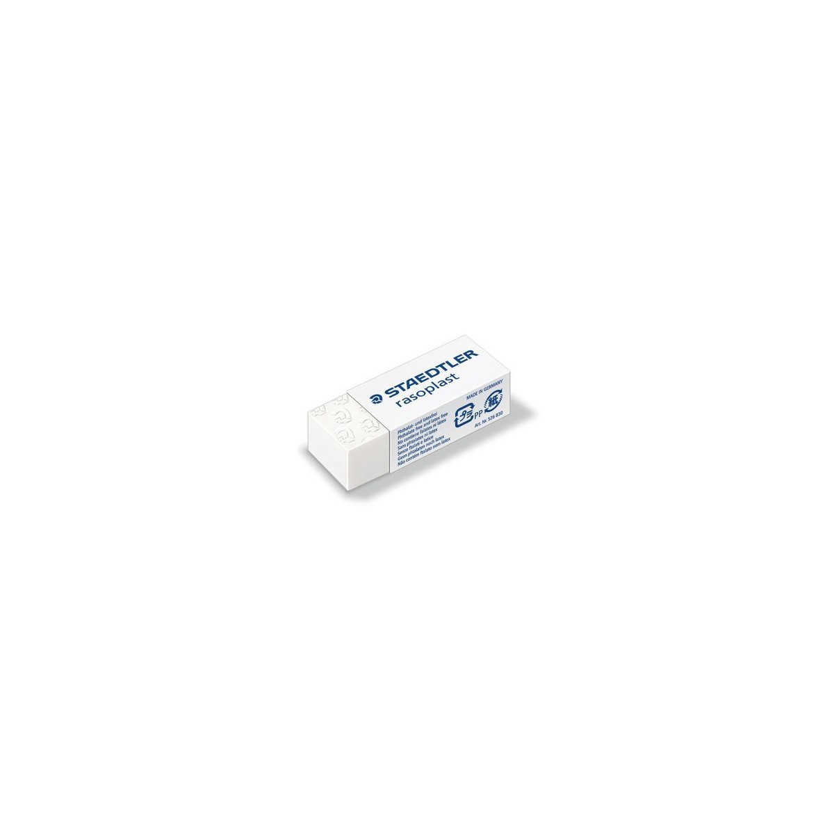 GOMA DE BORRAR RASOPLAST 42X19X13 MM STAEDTLER 526 B30