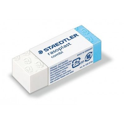 GOMA DE BORRAR COMBI RASOPLAST 42X19X13 MM STAEDTLER 526 BT30