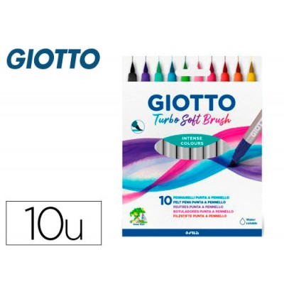 ESTUCHE 10 UDS TURBO SOFT BRUSH GIOTTO F426800