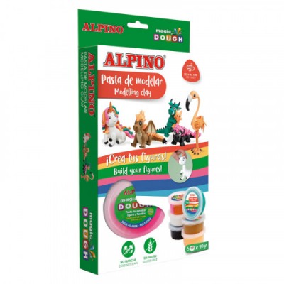 Alpino DP000206 compuesto para ceramica y modelaje Arcilla de modelar 240 g Multicolor 1 piezas