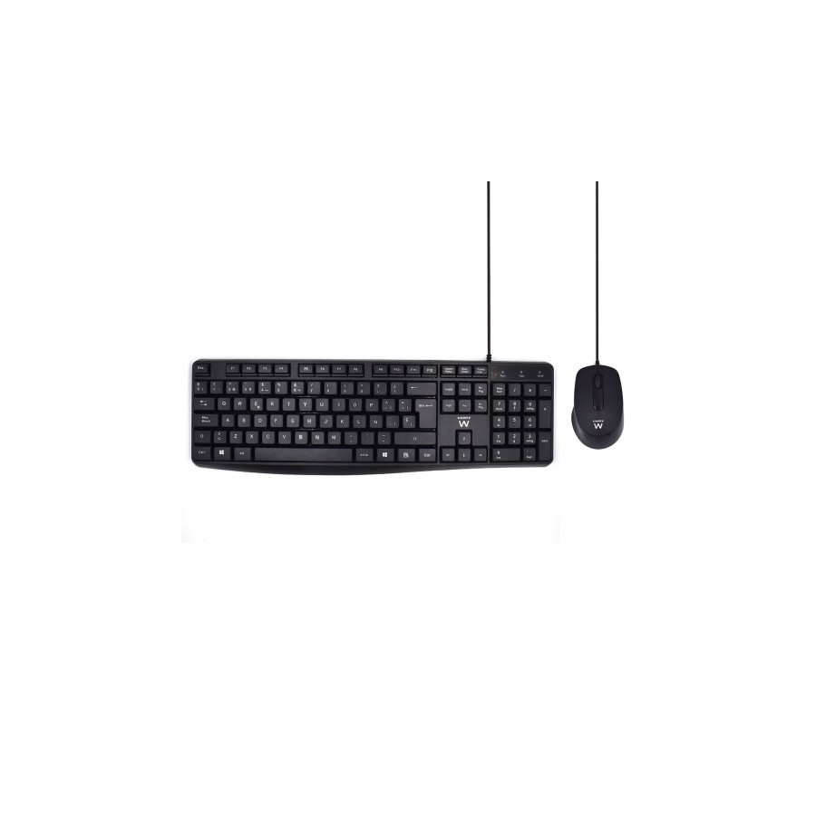 9471-Ewent EW3006 teclado USB QWERTY Espanol Negro 9471-Ewent EW3006 teclado USB QWERTY Espanol Negro
