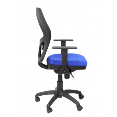 SILLA JORQUERA MALLA NEGRA ASIENTO BALI AZUL PIQUERAS Y CRESPO 15SNBALI229