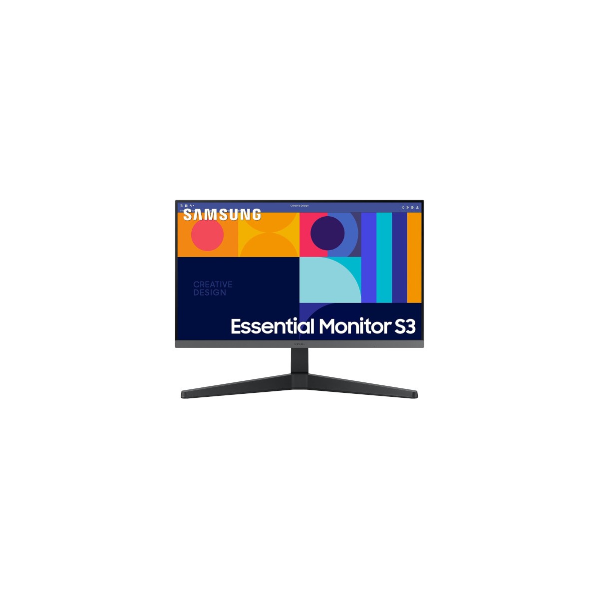 SAMSUNG MONITOR IT 24 LS24C332GAUXEN 1920 X 1080 PIXELS 100 HZ 16 9 4 MILLISECONDS BLACK