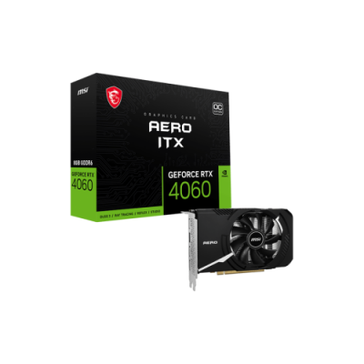 MSI AERO GeForce RTX 4060 ITX 8G OC NVIDIA 8 GB GDDR6