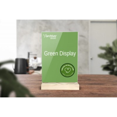 EXPOSITOR SOBREMESA SOSTENIBLE GREENDISPLAY 3X105X17CM A6 ARCHIVO2000 15906M1 CS TP