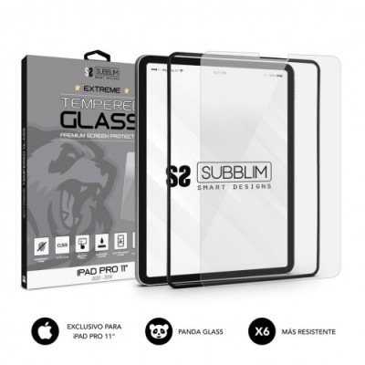 SUBBLIM Protector de Cristal Templado Extreme Tempered Glass IPAD PRO 11 2020 2018