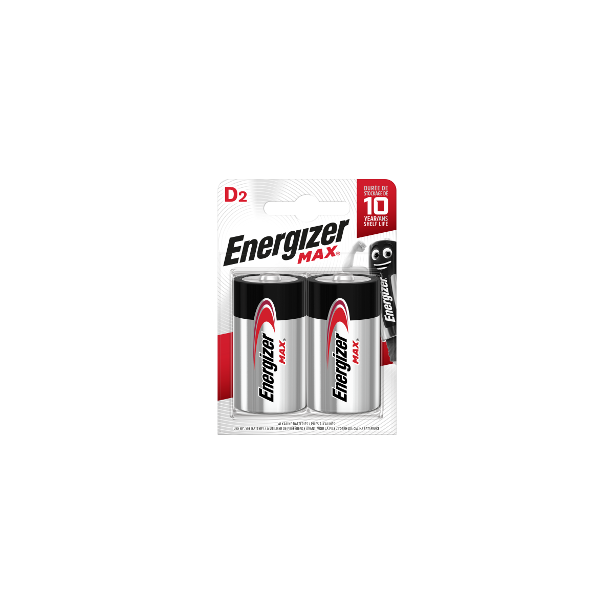 Energizer MAX D Bateria de un solo uso Alcalino