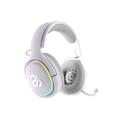 Newskill Gaming NS HS ATON WH auricular y casco Auriculares Inalambrico y alambrico Diadema Juego USB Tipo C Bluetooth Blanco