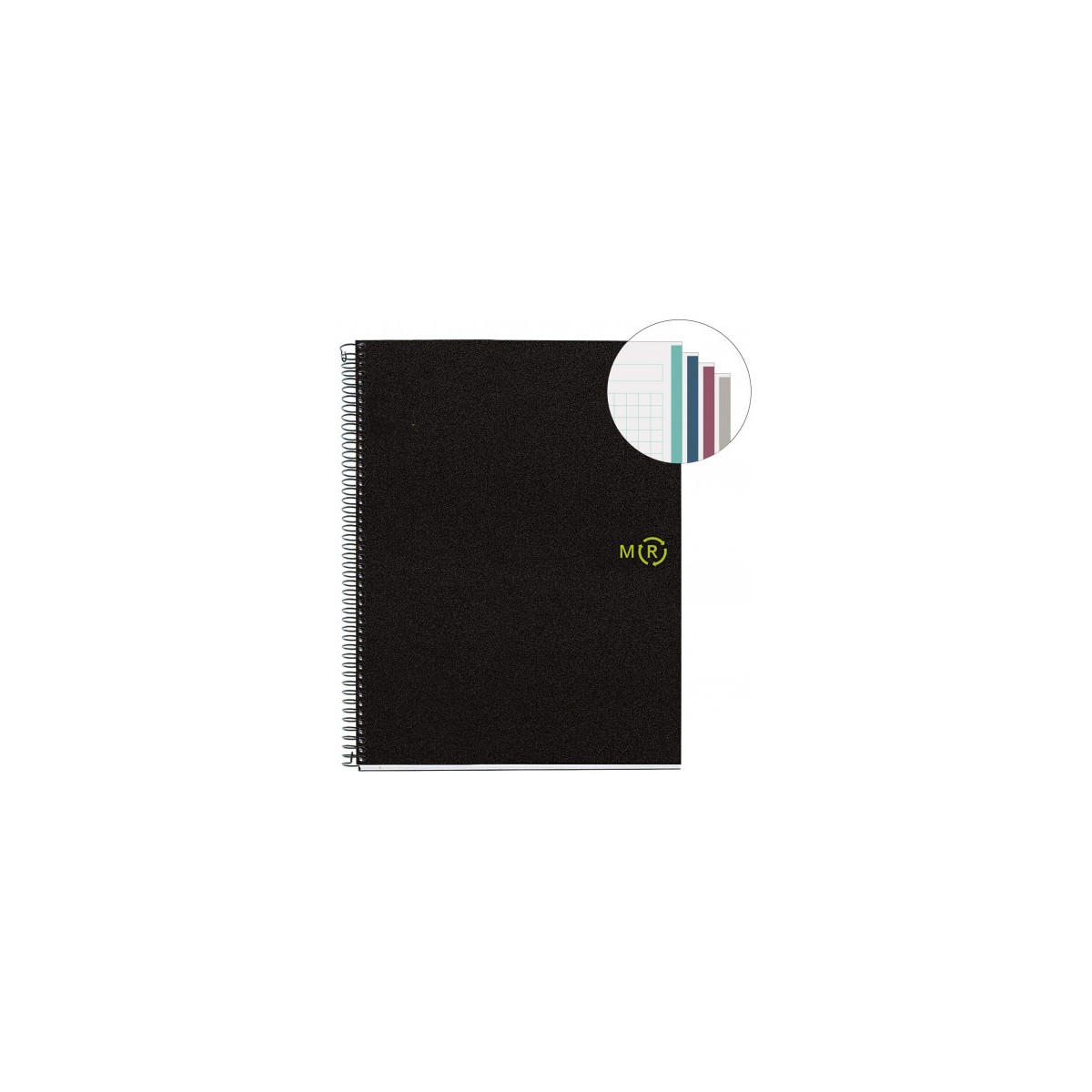 CUADERNO 100 RECICLADO NB 4 A4 120HOJAS TAPAS POLIPROPILENO MIQUELRIUS 6038