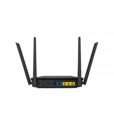 ASUS RT AX53U router inalambrico Gigabit Ethernet Doble banda 24 GHz 5 GHz 3G 4G Negro