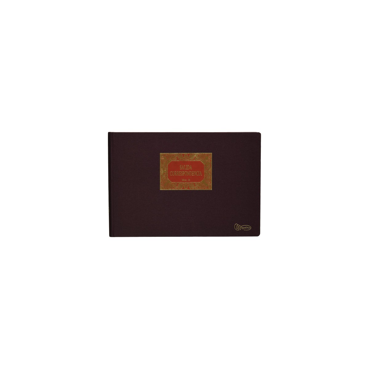 Miquelrius 5043 registro comercial libro Bronce Marron 100 hojas