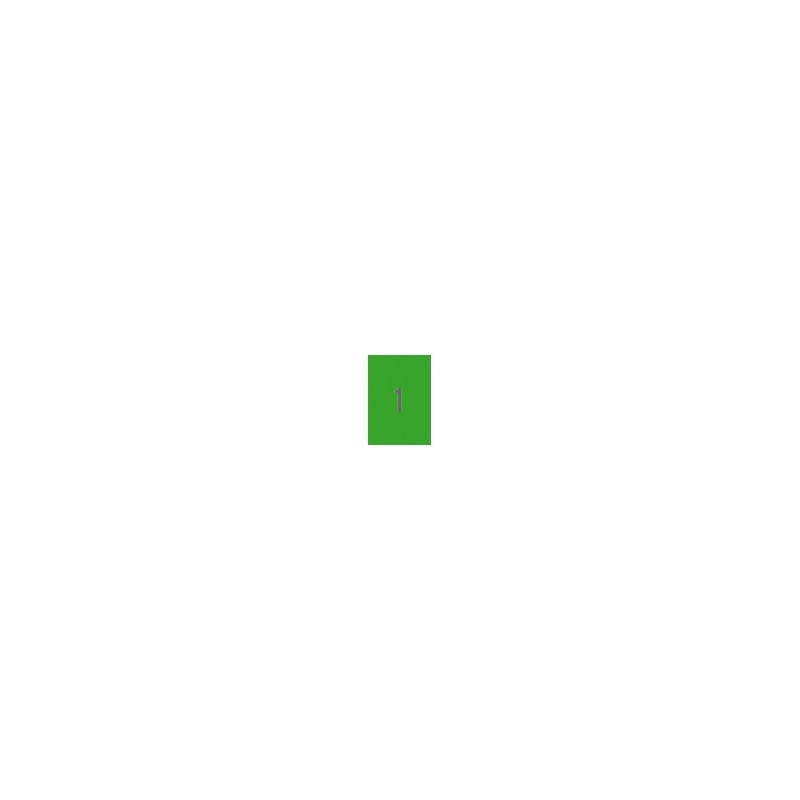 9715-PACK 20 HOJAS (20 UDS) ETIQUETAS VERDES 210X297MM APLI 1602.