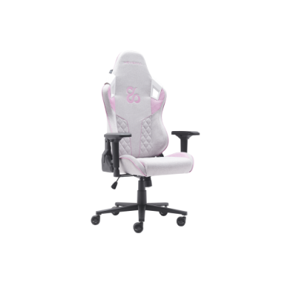 Newskill Gaming Takamikura V2 Silla para videojuegos de PC Asiento acolchado Gris Rosa Blanco