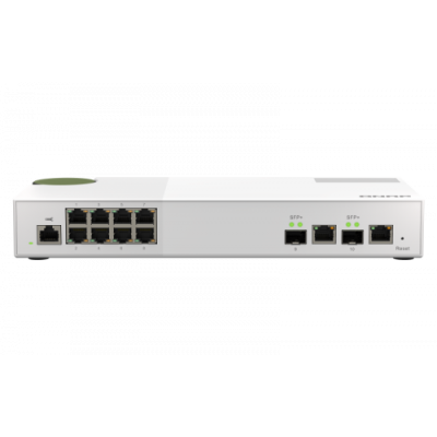 QNAP QSW M2108 2C switch Gestionado L2 Gris