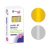 9752-PAPEL DE REGALO LISO ORO/PLATA 70X200 BISMARK 330276
