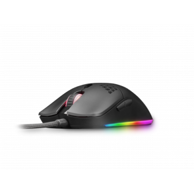 MARS GAMING MMAX MOUSE BLACK 12400DPI ULTRALIGHT 69G RGB FEATHER CABLE SOFT