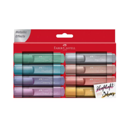 9782-PACK 8 MARCADORES TEXTLINER 1546 FABER CASTELL 154689