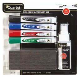 9812-KIT PIZARRA BLANCA (4 ROTULADORES, BORRADOR, SPRAY LIMPIADOR) NOBO 1903798