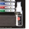 9813-KIT PIZARRA BLANCA (4 ROTULADORES, BORRADOR, SPRAY LIMPIADOR) NOBO 1903798