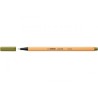 9838-ROTULADOR PUNTA FINA POINT 88 0.4MM VERDE BARRO STABILO 88/37