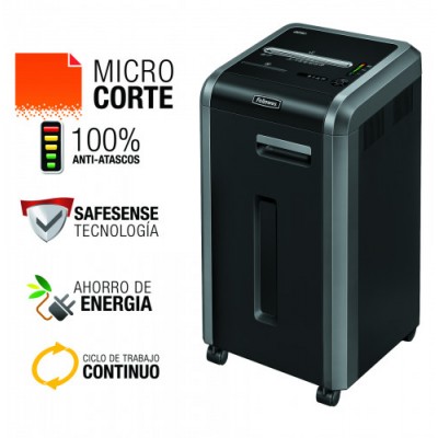 DESTRUCTORA FELLOWES MICROCORTE 225MI FELLOWES 4620101