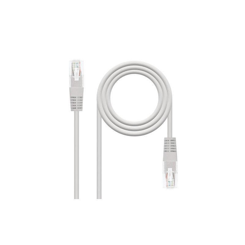 9866-Nanocable Cable de red latiguillo RJ45 Cat.6 UTP AWG24, Gris, 1.5m 9866-Nanocable Cable de red latiguillo RJ45 Cat.6 UTP AWG24, Gris, 1.5m