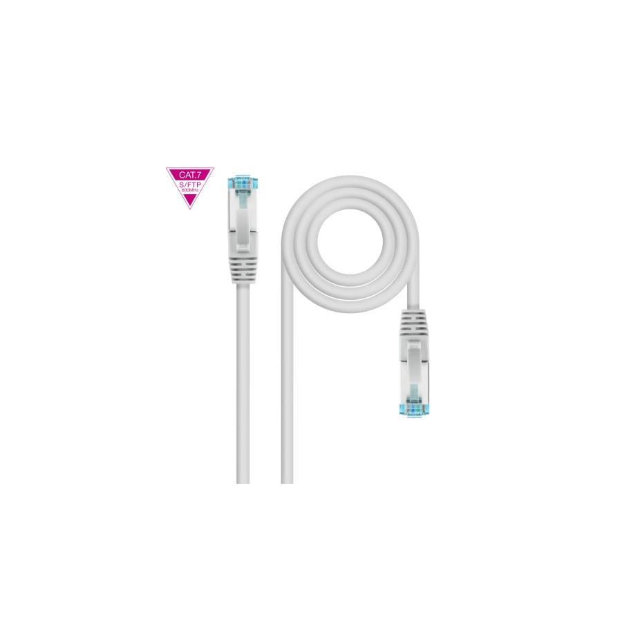 9870-Nanocable Cable de Red Cat.7 600MHZ LSZH SFTP PIMF AWG26, Gris, 5 m 9870-Nanocable Cable de Red Cat.7 600MHZ LSZH SFTP PIMF AWG26, Gris, 5 m