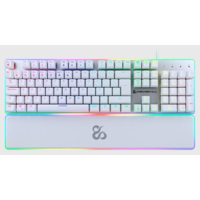 NEWSKILL TECLADO GAMING GUNGNYR IVORY NS KB GUNGNYR GAT RED IV