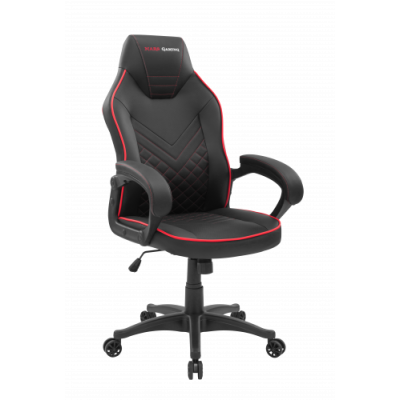 Mars Gaming MGCX ONE Silla para videojuegos universal Asiento acolchado Negro Rojo