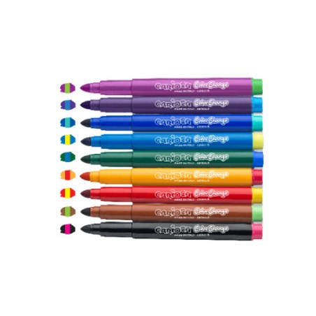 9945-CAJA 10 ROTULADORES MAGICOS COLOR CHANGE CARIOCA 42737
