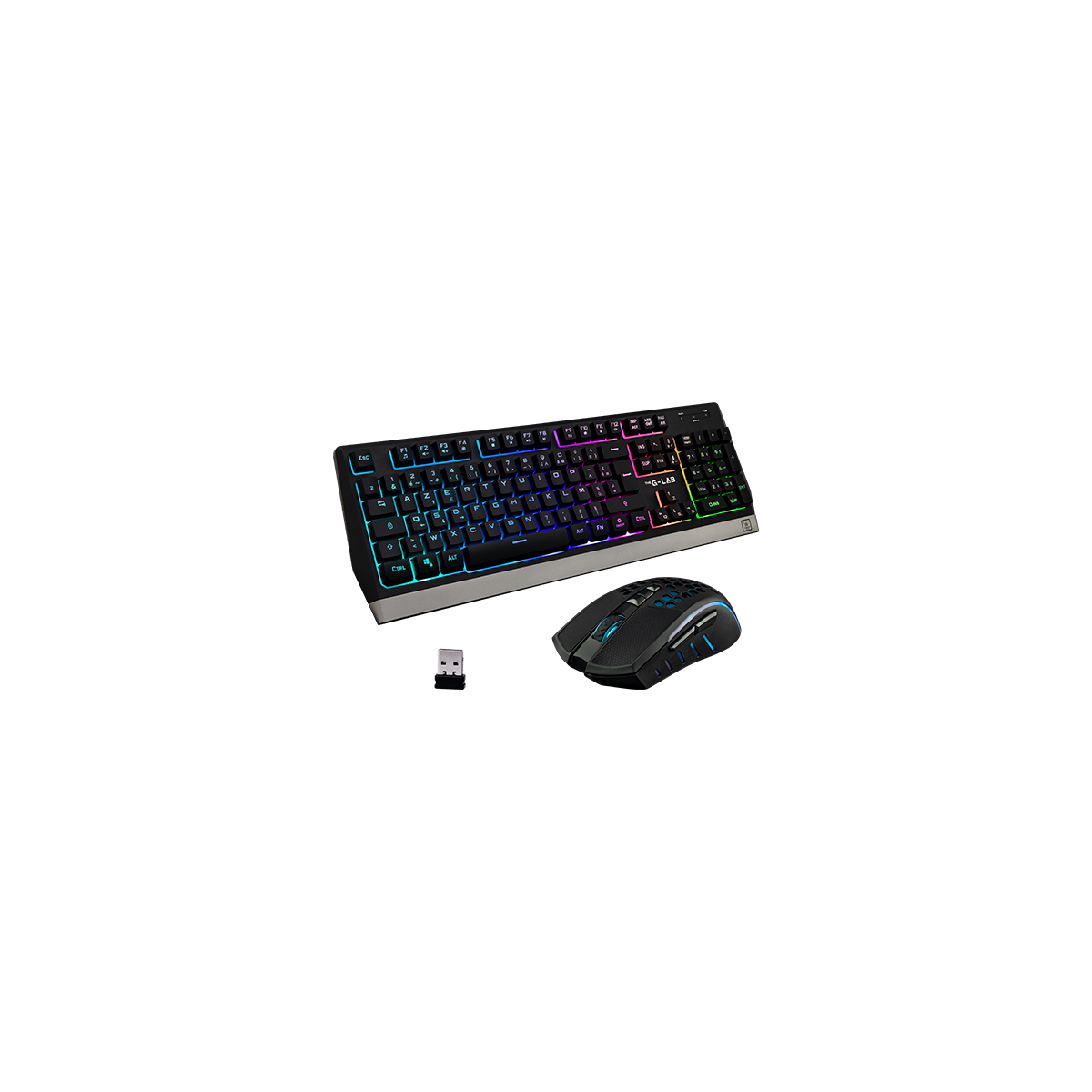 THE G LAB WIRELESS GAMING COMBO MOUSE KEYBOARD SPANISH LAYOUT